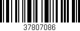 Código de barras (EAN, GTIN, SKU, ISBN): '37807086'