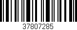 Código de barras (EAN, GTIN, SKU, ISBN): '37807285'