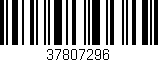 Código de barras (EAN, GTIN, SKU, ISBN): '37807296'