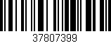 Código de barras (EAN, GTIN, SKU, ISBN): '37807399'