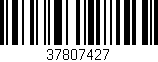 Código de barras (EAN, GTIN, SKU, ISBN): '37807427'