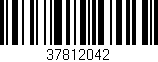Código de barras (EAN, GTIN, SKU, ISBN): '37812042'