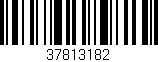 Código de barras (EAN, GTIN, SKU, ISBN): '37813182'
