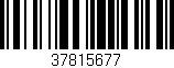 Código de barras (EAN, GTIN, SKU, ISBN): '37815677'