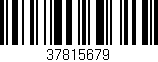 Código de barras (EAN, GTIN, SKU, ISBN): '37815679'