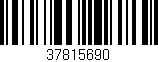 Código de barras (EAN, GTIN, SKU, ISBN): '37815690'