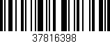 Código de barras (EAN, GTIN, SKU, ISBN): '37816398'