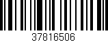 Código de barras (EAN, GTIN, SKU, ISBN): '37816506'