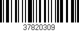 Código de barras (EAN, GTIN, SKU, ISBN): '37820309'