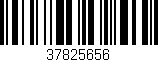 Código de barras (EAN, GTIN, SKU, ISBN): '37825656'