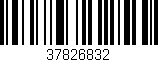 Código de barras (EAN, GTIN, SKU, ISBN): '37826832'