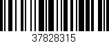 Código de barras (EAN, GTIN, SKU, ISBN): '37828315'