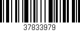 Código de barras (EAN, GTIN, SKU, ISBN): '37833979'