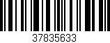 Código de barras (EAN, GTIN, SKU, ISBN): '37835633'