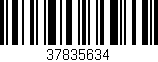 Código de barras (EAN, GTIN, SKU, ISBN): '37835634'