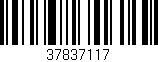 Código de barras (EAN, GTIN, SKU, ISBN): '37837117'