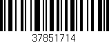 Código de barras (EAN, GTIN, SKU, ISBN): '37851714'