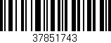 Código de barras (EAN, GTIN, SKU, ISBN): '37851743'