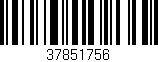 Código de barras (EAN, GTIN, SKU, ISBN): '37851756'