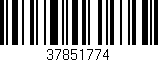 Código de barras (EAN, GTIN, SKU, ISBN): '37851774'
