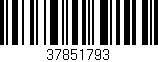 Código de barras (EAN, GTIN, SKU, ISBN): '37851793'