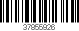 Código de barras (EAN, GTIN, SKU, ISBN): '37855926'