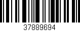 Código de barras (EAN, GTIN, SKU, ISBN): '37889694'