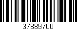 Código de barras (EAN, GTIN, SKU, ISBN): '37889700'