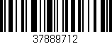 Código de barras (EAN, GTIN, SKU, ISBN): '37889712'