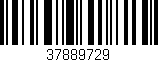 Código de barras (EAN, GTIN, SKU, ISBN): '37889729'