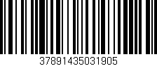 Código de barras (EAN, GTIN, SKU, ISBN): '37891435031905'