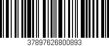 Código de barras (EAN, GTIN, SKU, ISBN): '37897626800893'