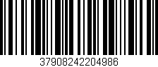 Código de barras (EAN, GTIN, SKU, ISBN): '37908242204986'