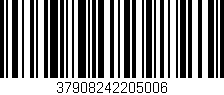Código de barras (EAN, GTIN, SKU, ISBN): '37908242205006'