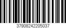 Código de barras (EAN, GTIN, SKU, ISBN): '37908242205037'