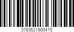 Código de barras (EAN, GTIN, SKU, ISBN): '3793521800415'