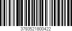 Código de barras (EAN, GTIN, SKU, ISBN): '3793521800422'