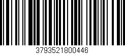 Código de barras (EAN, GTIN, SKU, ISBN): '3793521800446'