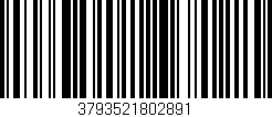 Código de barras (EAN, GTIN, SKU, ISBN): '3793521802891'