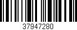 Código de barras (EAN, GTIN, SKU, ISBN): '37947280'