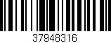 Código de barras (EAN, GTIN, SKU, ISBN): '37948316'