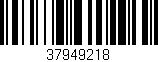 Código de barras (EAN, GTIN, SKU, ISBN): '37949218'