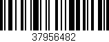 Código de barras (EAN, GTIN, SKU, ISBN): '37956482'