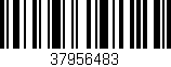 Código de barras (EAN, GTIN, SKU, ISBN): '37956483'