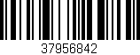 Código de barras (EAN, GTIN, SKU, ISBN): '37956842'