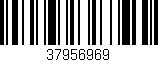 Código de barras (EAN, GTIN, SKU, ISBN): '37956969'