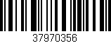 Código de barras (EAN, GTIN, SKU, ISBN): '37970356'
