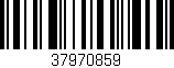 Código de barras (EAN, GTIN, SKU, ISBN): '37970859'