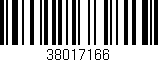 Código de barras (EAN, GTIN, SKU, ISBN): '38017166'