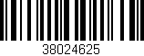 Código de barras (EAN, GTIN, SKU, ISBN): '38024625'